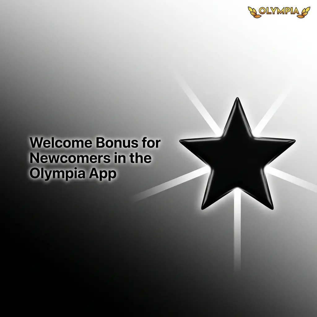 Olympia app welcome bonus options showing Sports bonus up to A$500 and Casino bonus up to A$10,000 plus 75 Free Spins